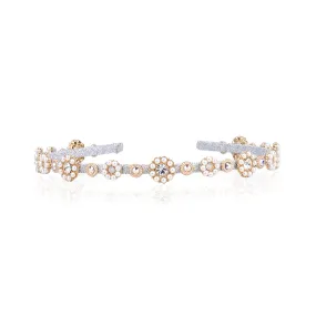 SOFT THIN PEARL FLOWER HAIRBAND