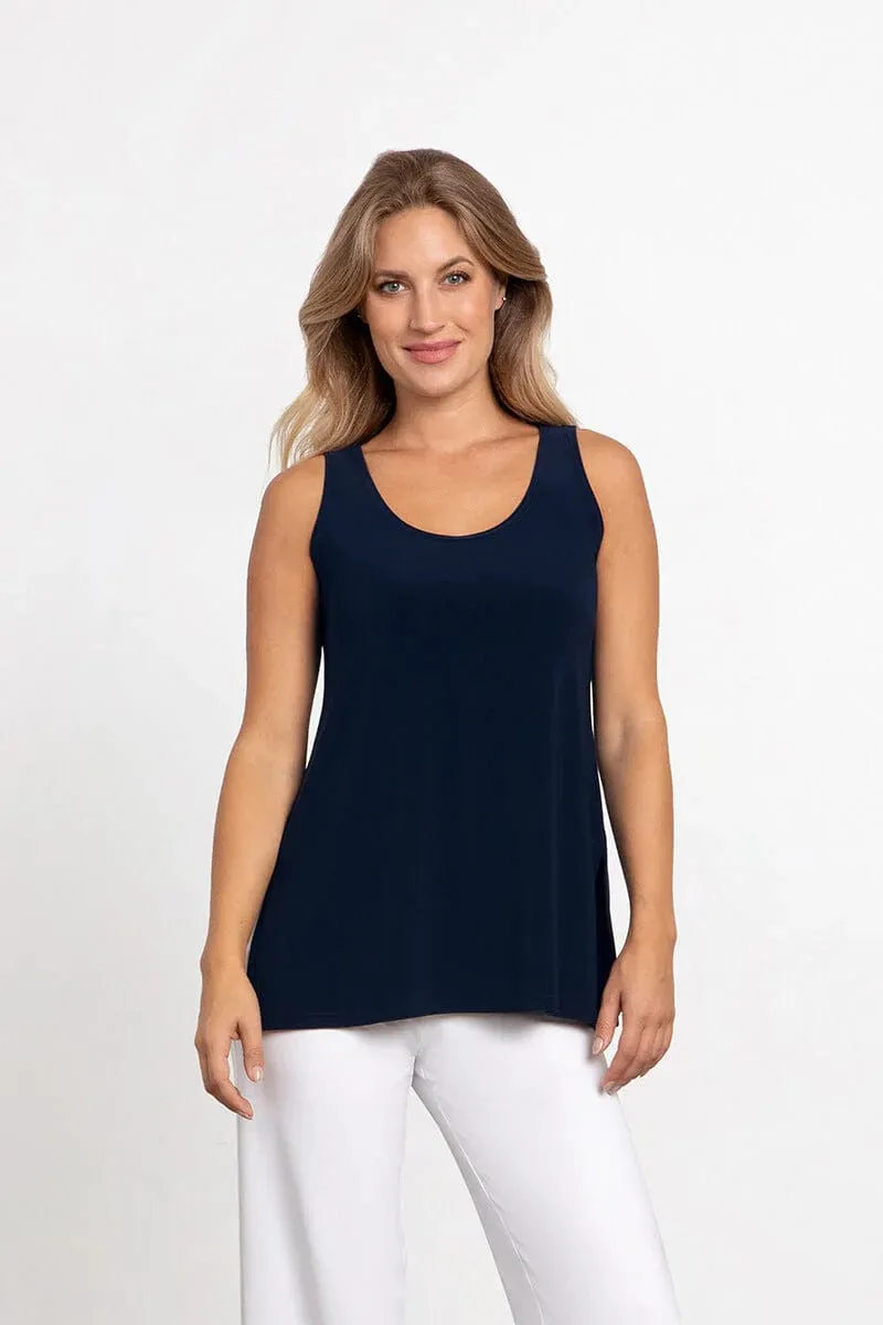 Sympli Basic Tank in Navy- 21120