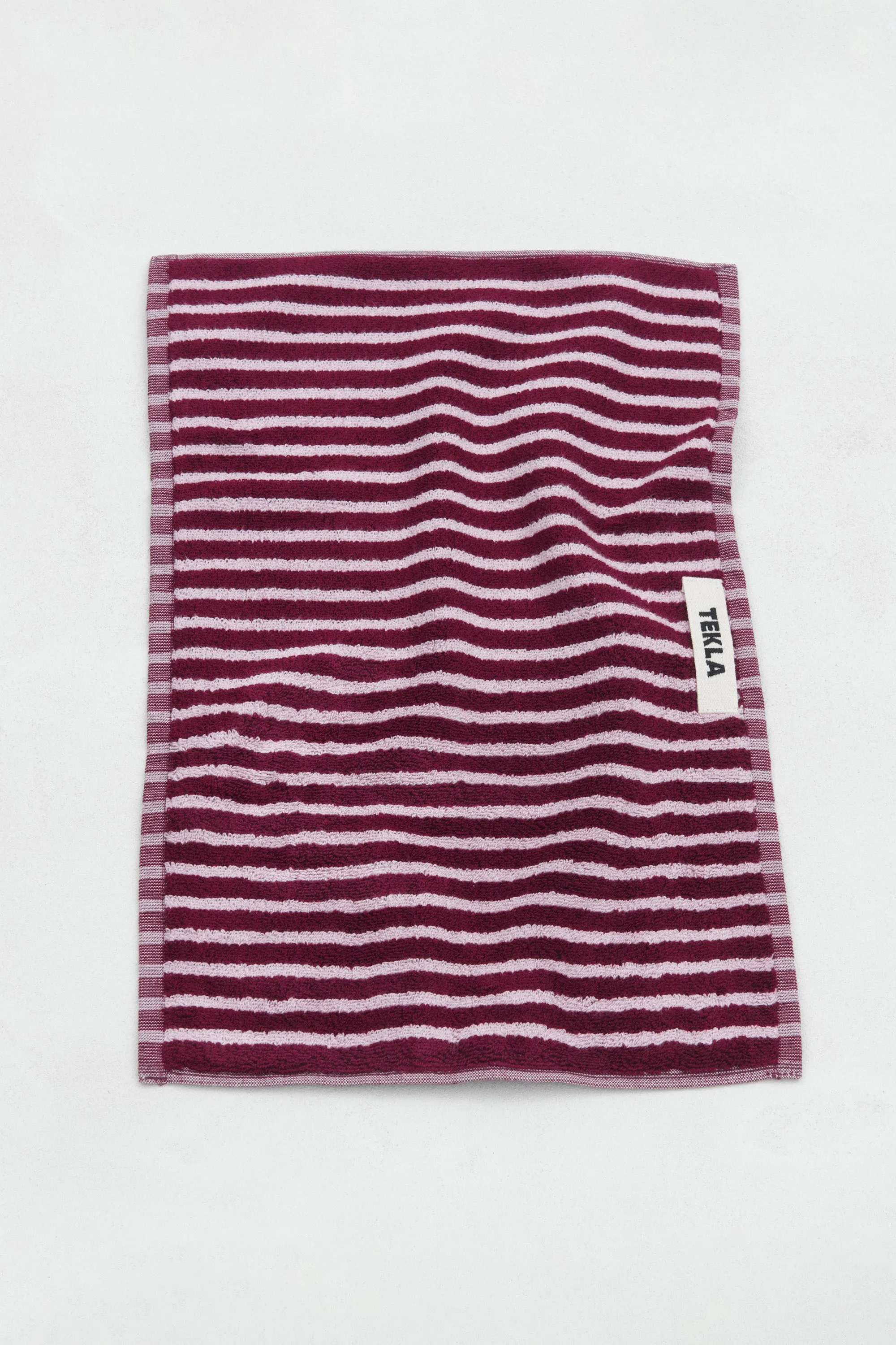 Terry Hand Towel Red & Rose