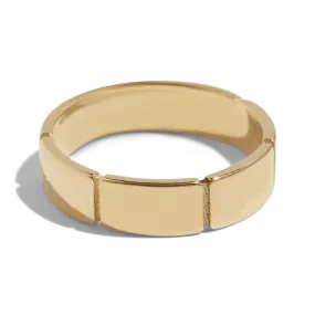 THE IMANI RING - Solid 14k yellow gold