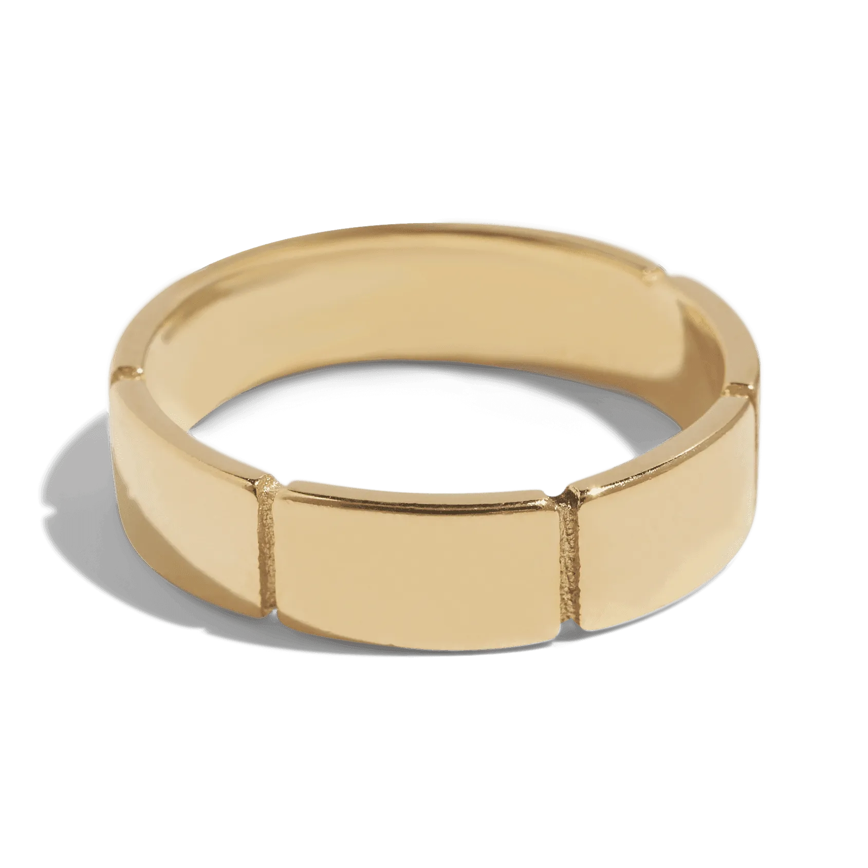 THE IMANI RING - Solid 14k yellow gold