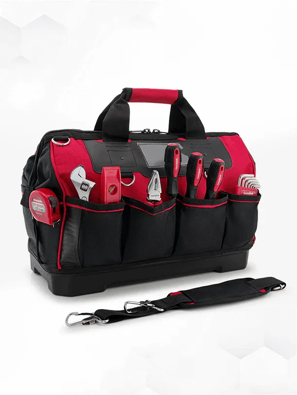 ToughHub 18 Inch Hard Base Tool Bag