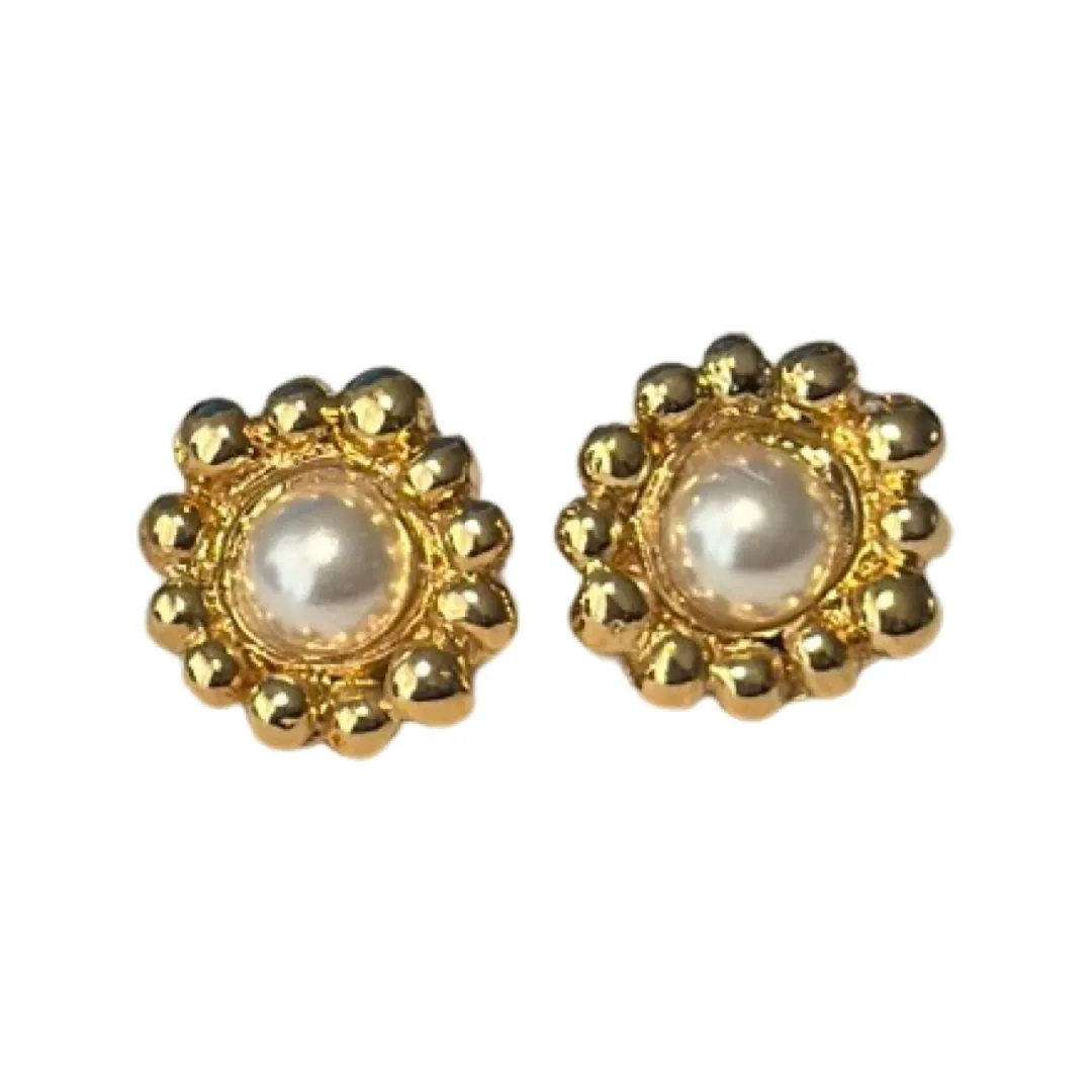 TRA-LA-RA GRECIA FLOWER STUD EARRING