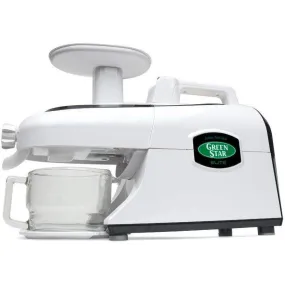 Tribest Greenstar Elite GSE5300 Twin Gear Juicer W/ Pasta Attachment