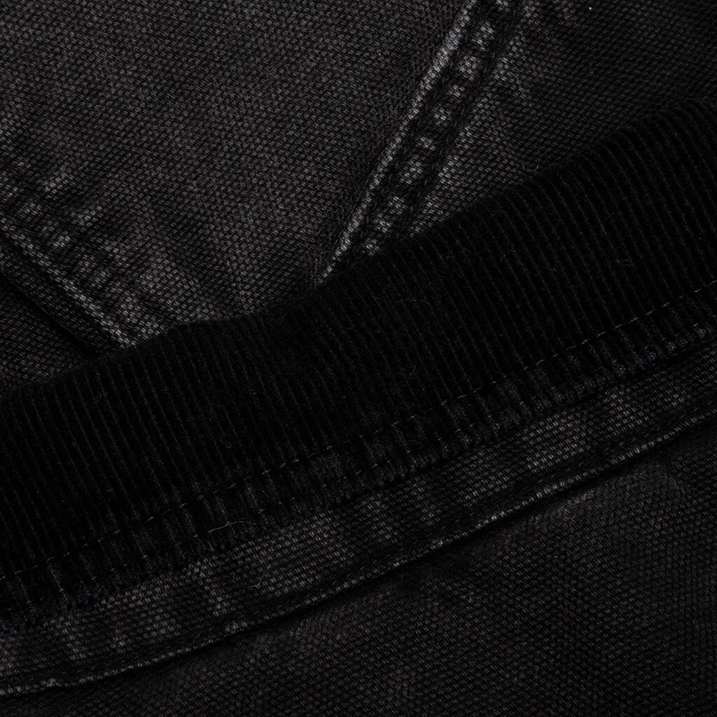 Washed Canvas Shop Jacket - Black