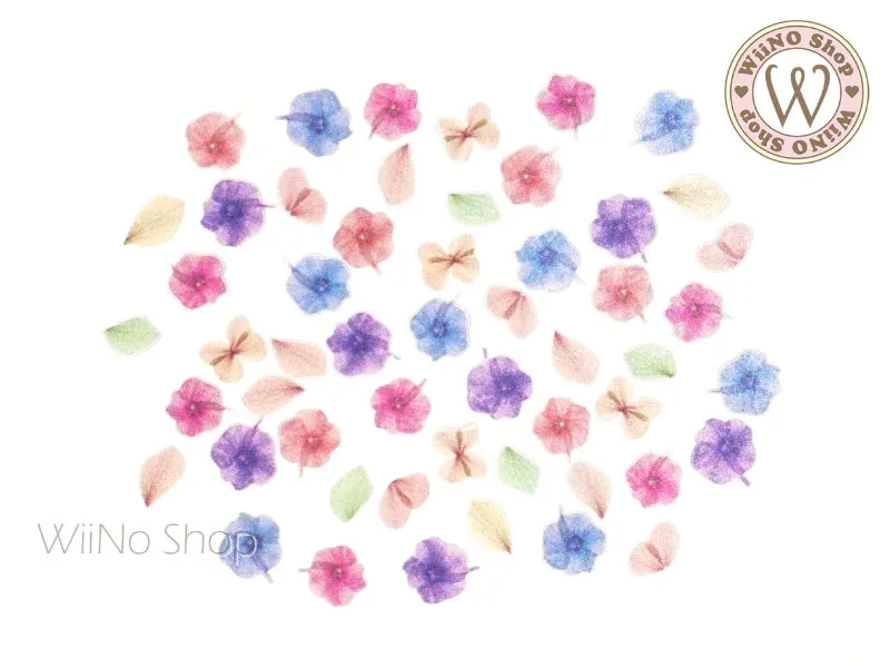 Watercolor Flower Nail Art Sequin Decoration (F11)