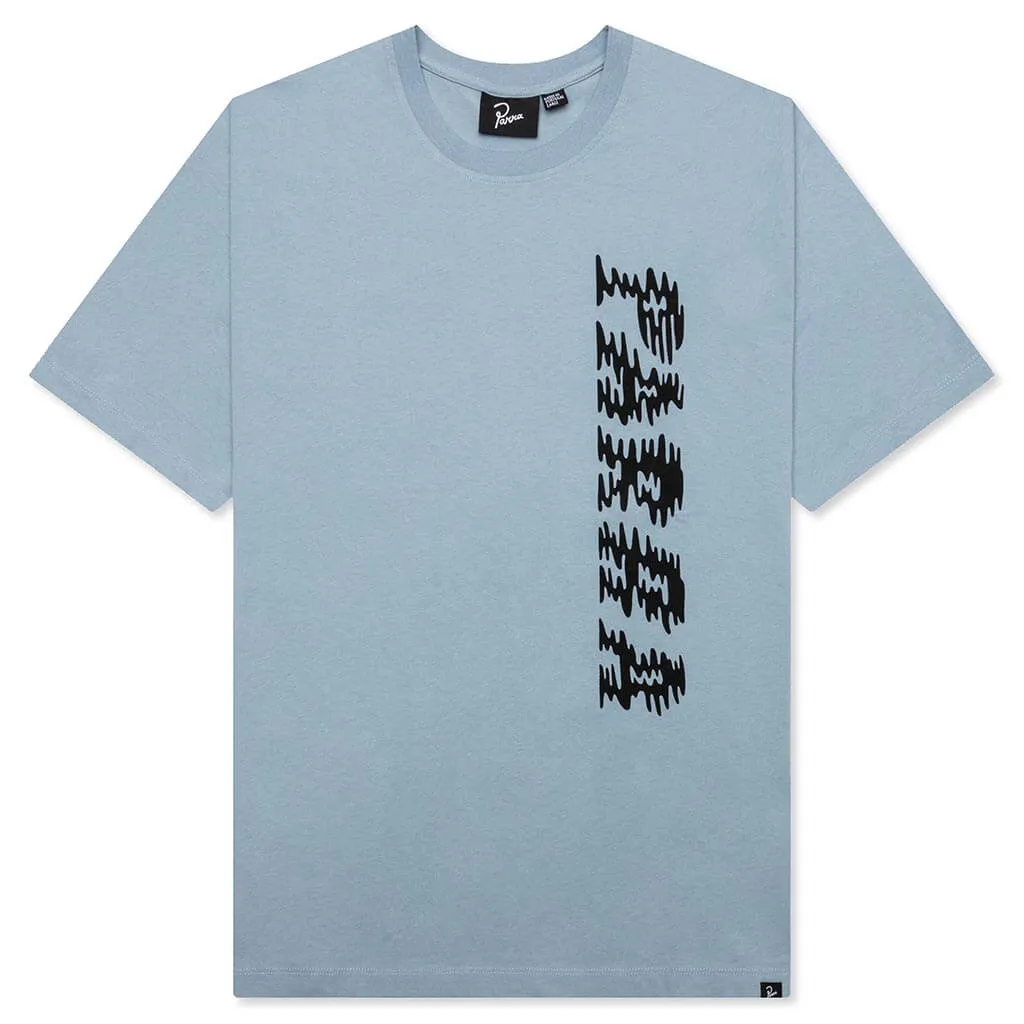 Wave Block Tremors T-Shirt - Dusty Blue