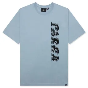 Wave Block Tremors T-Shirt - Dusty Blue