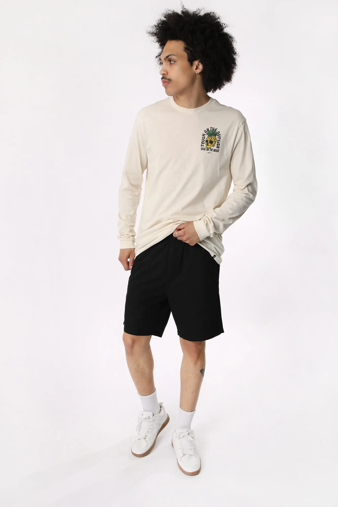 West49 Mens Twill Jogger Shorts