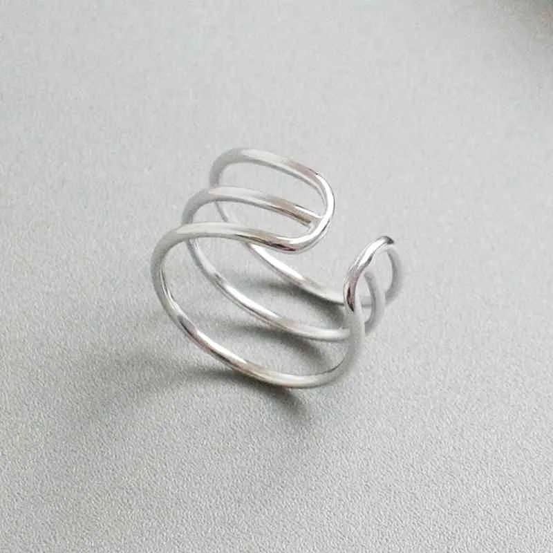 Women Open Cuff Adjustable Trendy Ring