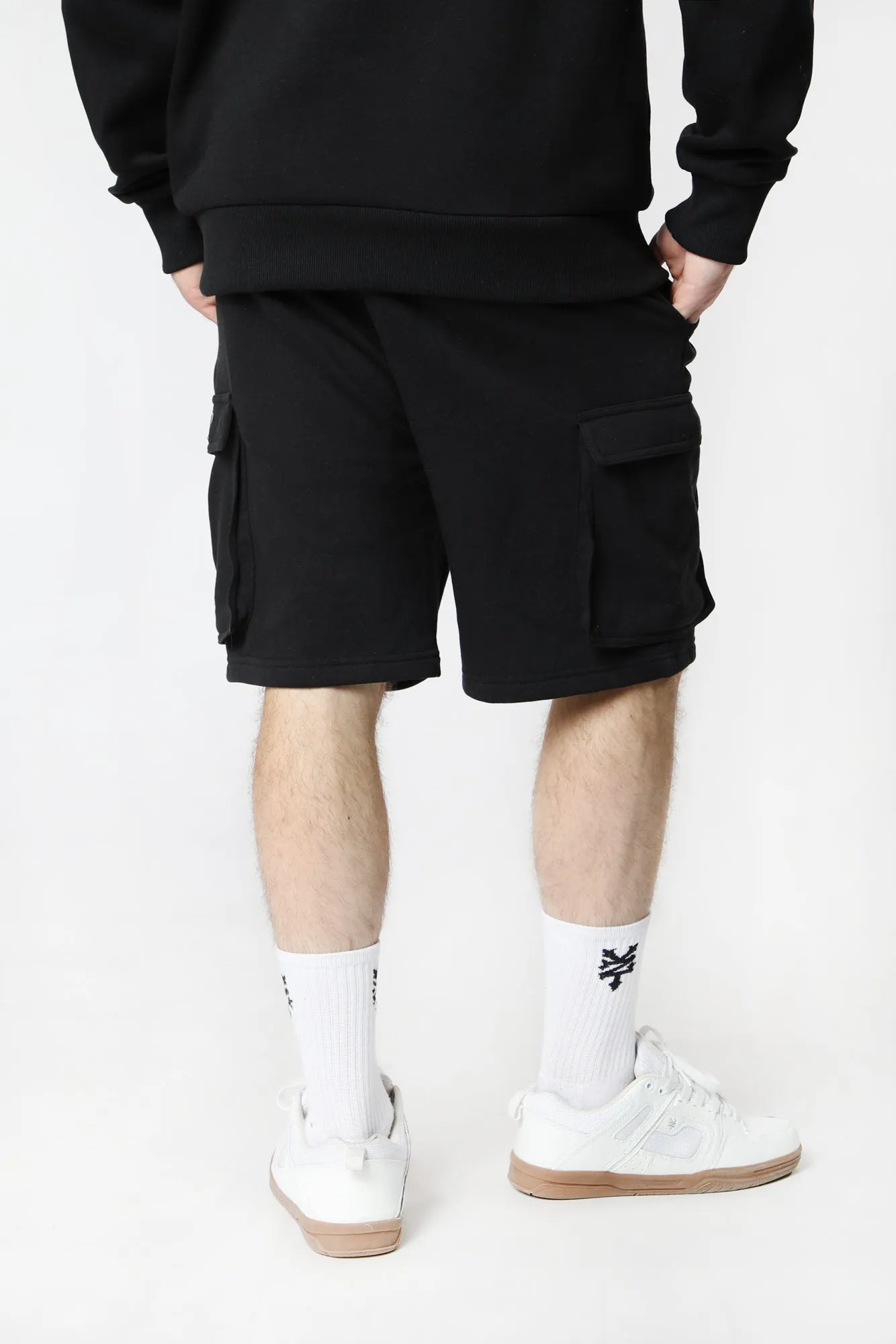 Zoo York Mens Fleece Cargo Shorts