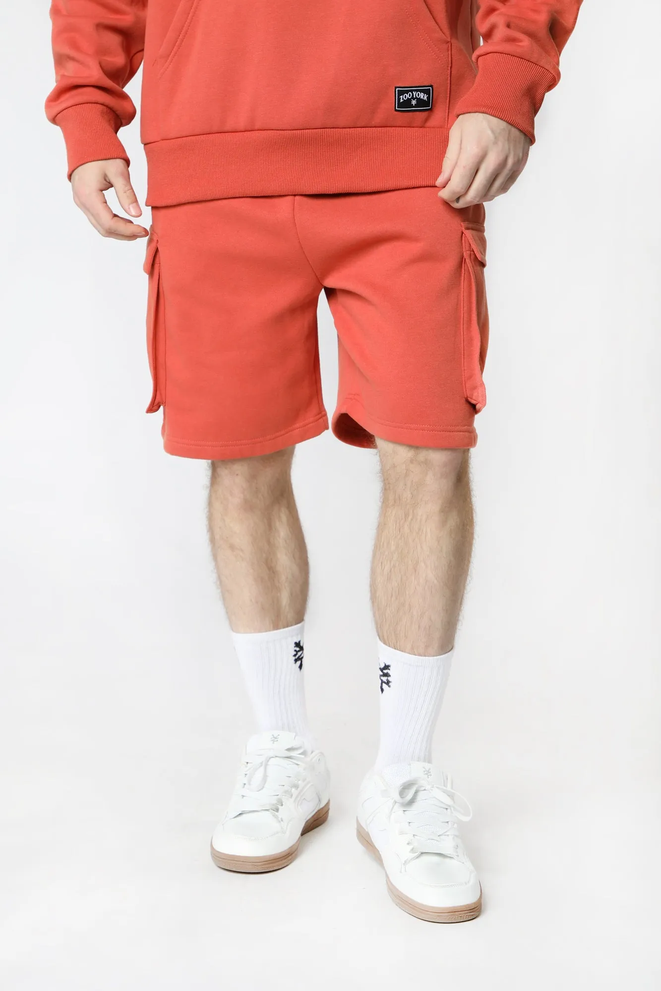 Zoo York Mens Fleece Cargo Shorts